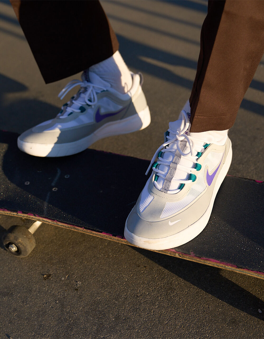 NIKE SB Nyjah 2 Skate Shoes - WHITE COMBO | Tillys