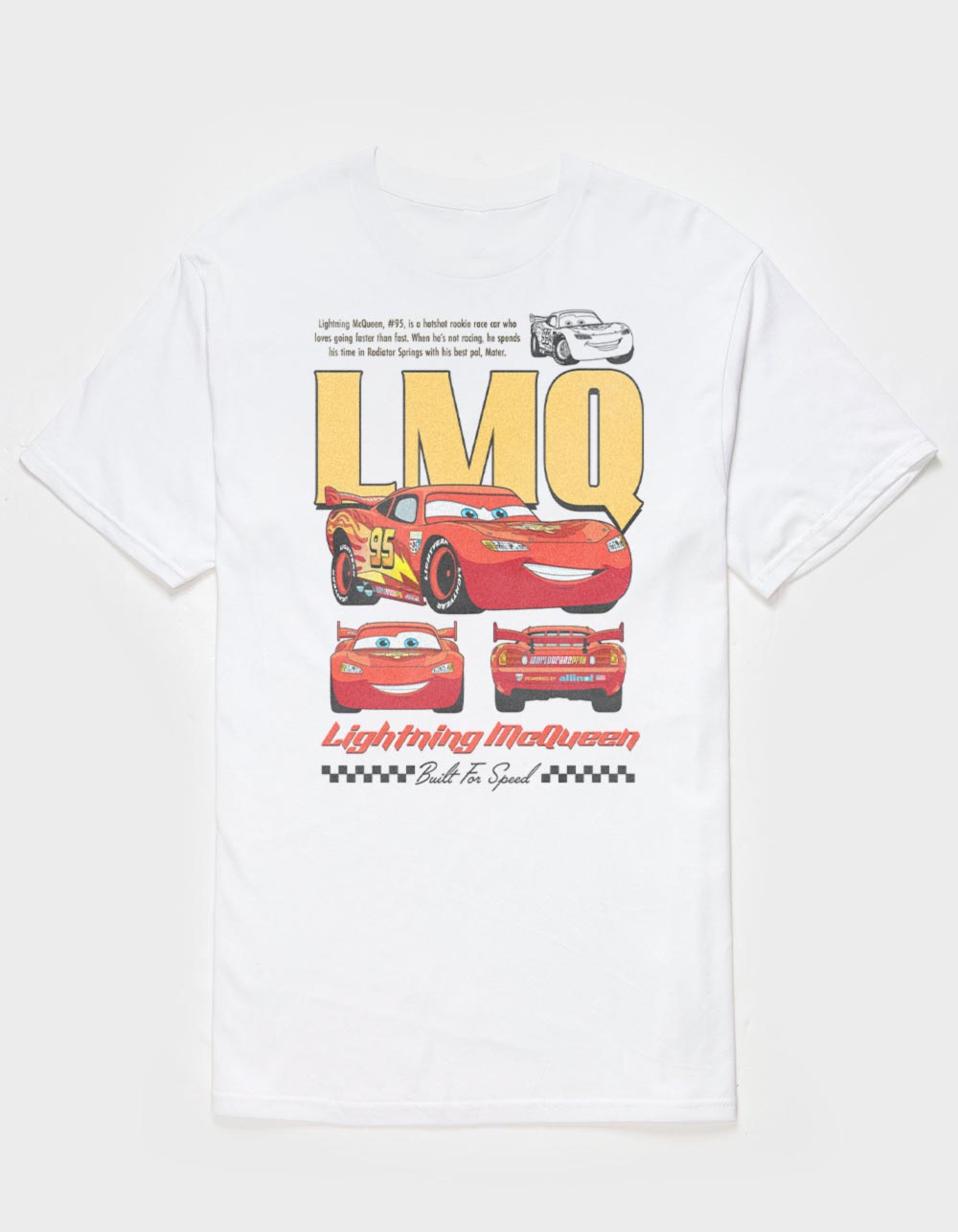 CARS Lighting McQueen Unisex Tee - WHITE