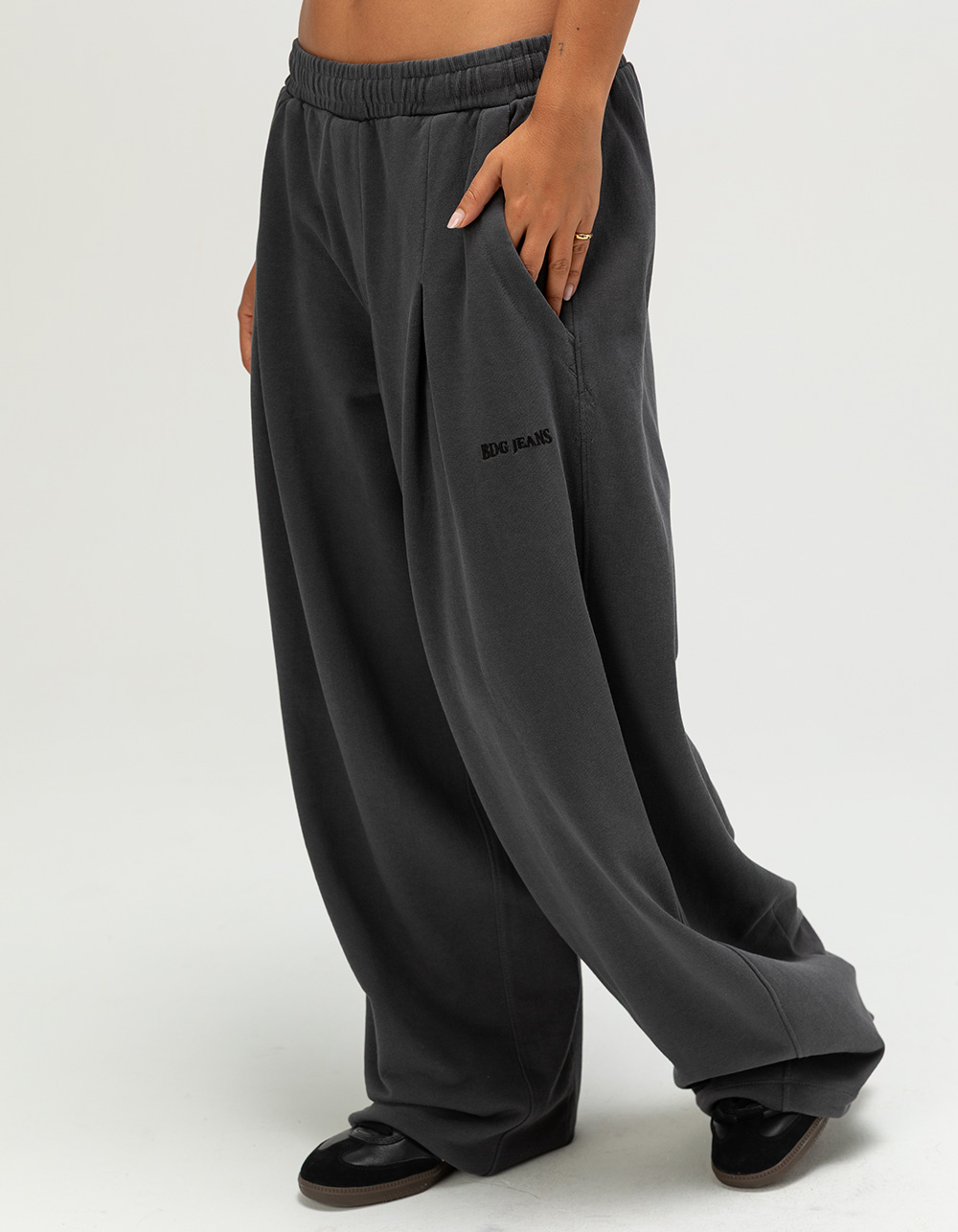 BDG Urban Outfitters Bobbi Womens Jogger Sweatpants - CHARCOAL
