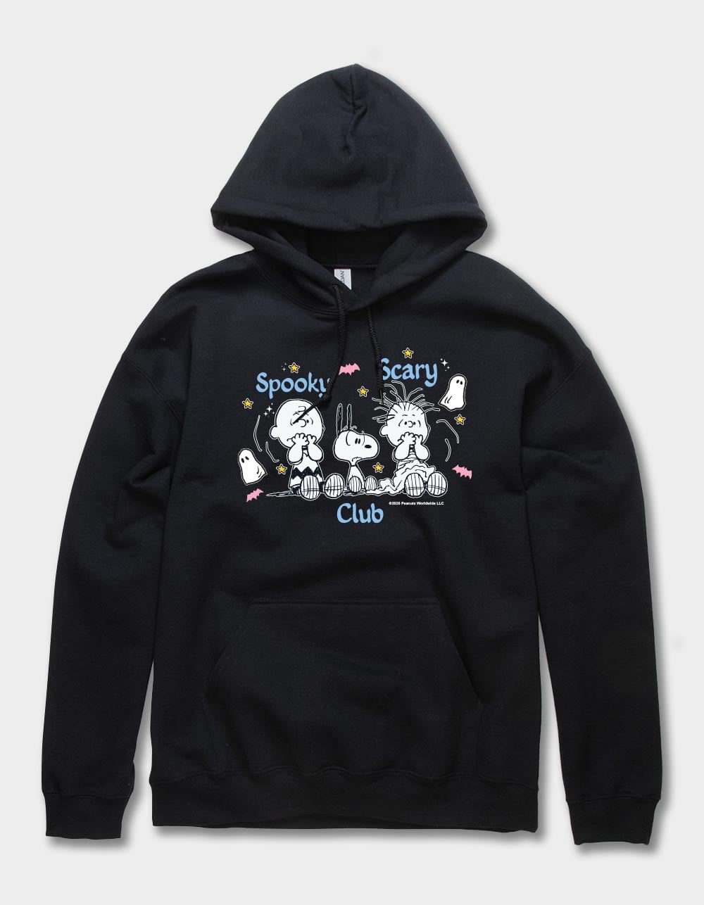 PEANUTS Spooky Scary Club Unisex Hoodie - BLACK