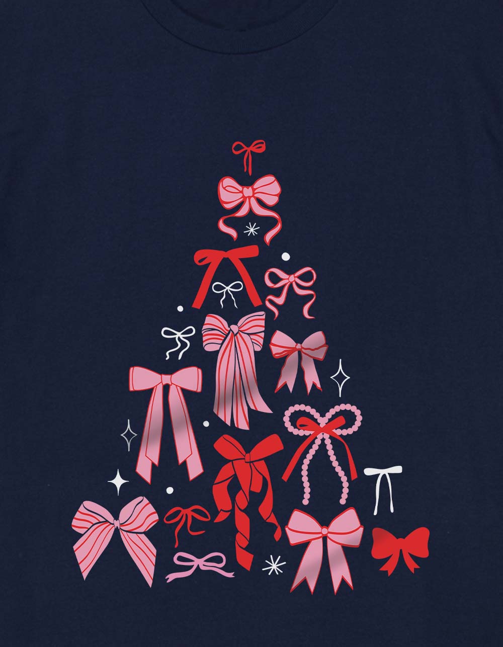 TREE Ribbon Season Unisex Tee - NAVY
