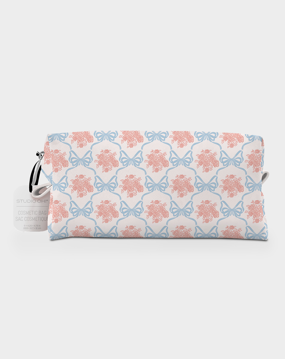 STUDIO OH! Romantic Rococo Cosmetic Loaf Pouch - WHITE