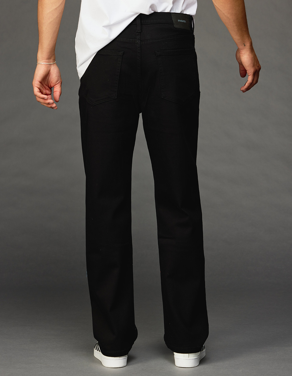 RSQ Mens Straight Jeans - BLACK DENIM