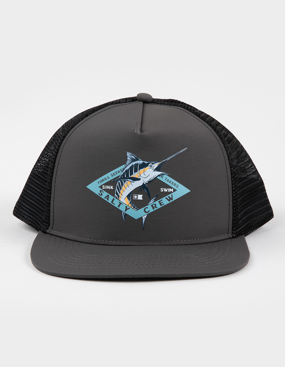 SALTY CREW Show Off Boys Trucker Hat - BLACK