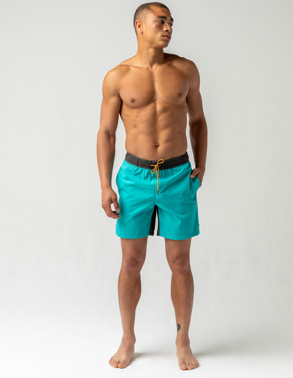 BILLABONG Currents Mens Recycler Volley Shorts - TURQUOISE | Tillys