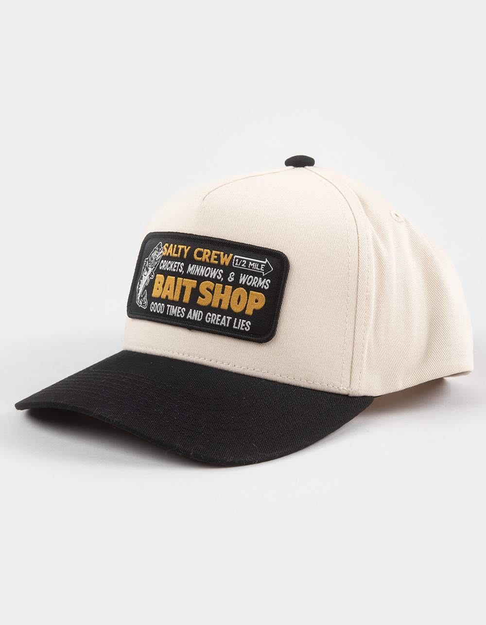SALTY CREW Bait Shop Snapback Hat - BLACK COMBO