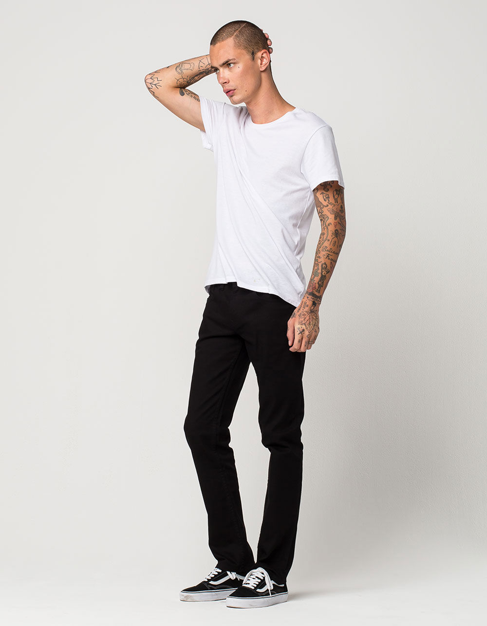 RSQ Mens Slim Straight Stretch Jeans image number 1