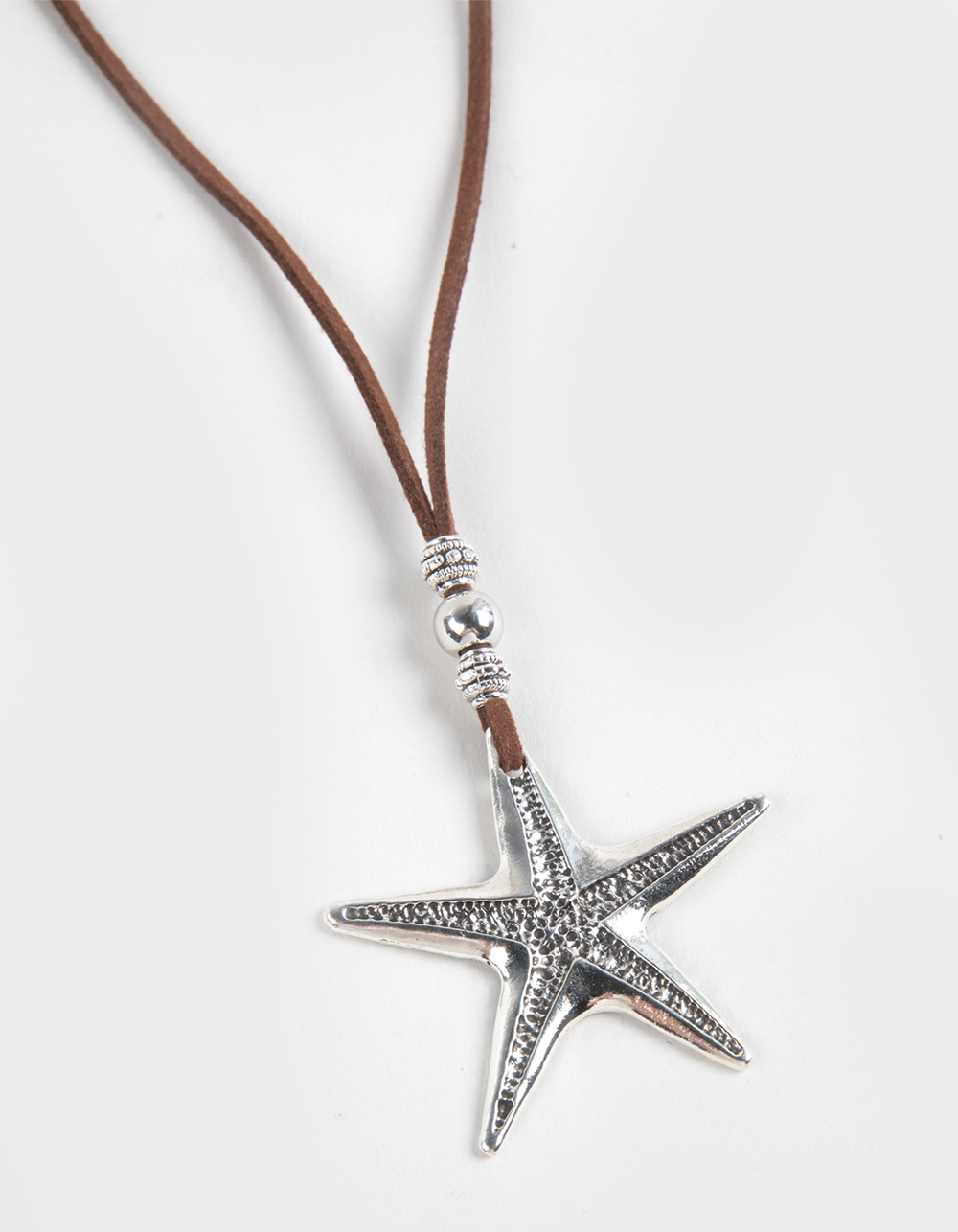 FULL TILT Starfish Cord Necklace - BROWN