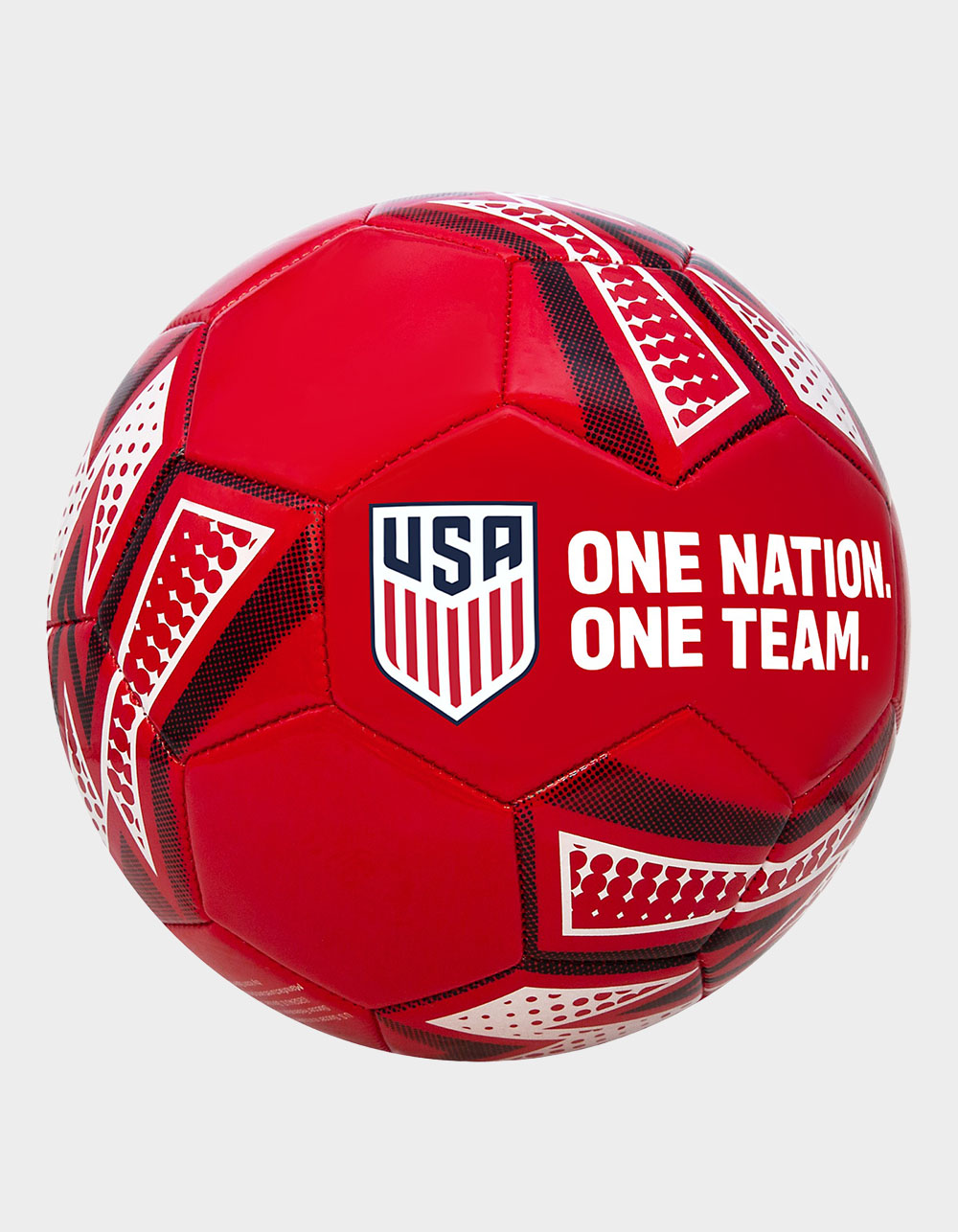 U.S. SOCCER One Nation One Team Soccer Ball - RED