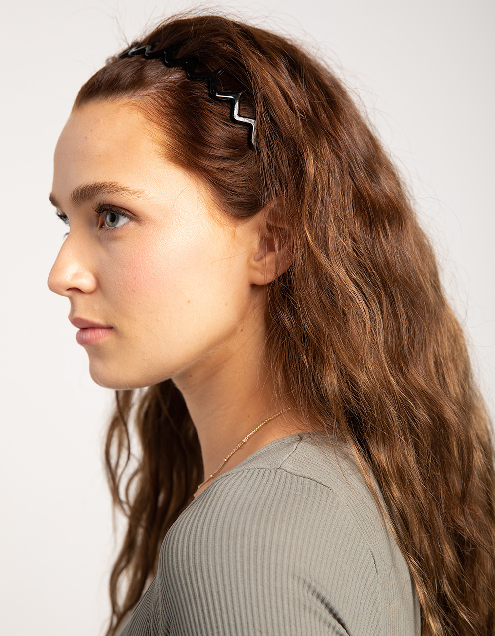 FULL TILT 2 Pack Zig Zag Headbands BLACK COMBO Tillys