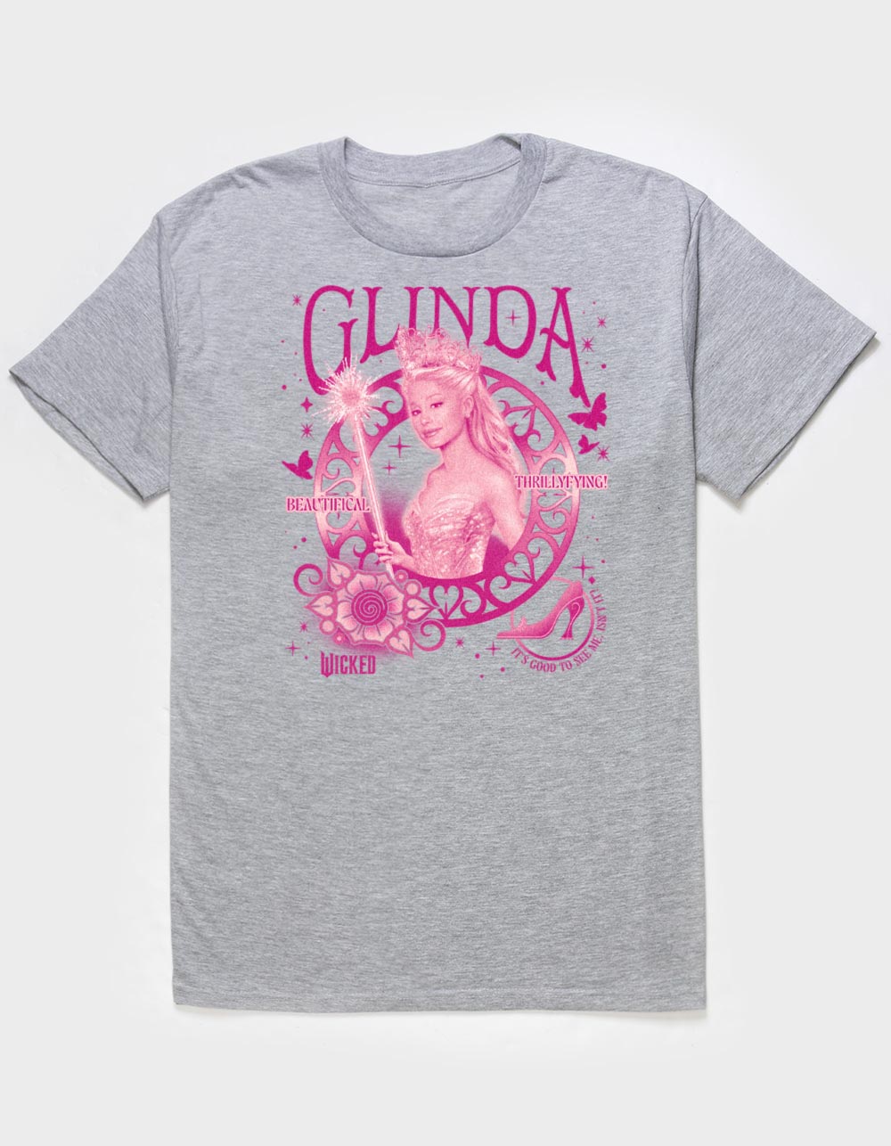 WICKED Glinda Good Unisex Tee - HEATHER GRAY