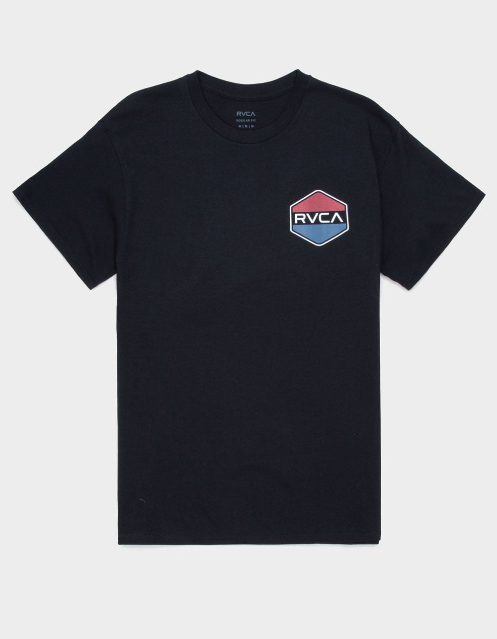 RVCA Station Hex Mens Tee - BLACK
