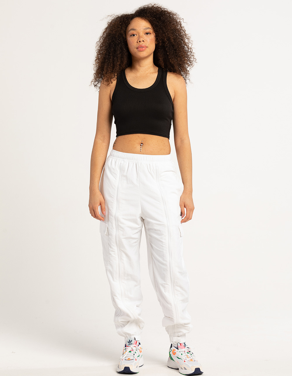ADIDAS Womens Dance Cargo Pants WHITE Tillys