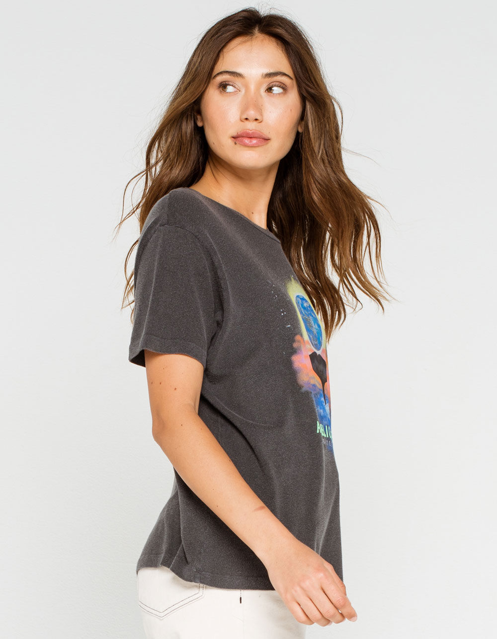 BDG Urban Outfitters Delicate Balance Womens Tee - WASH BLACK | Tillys