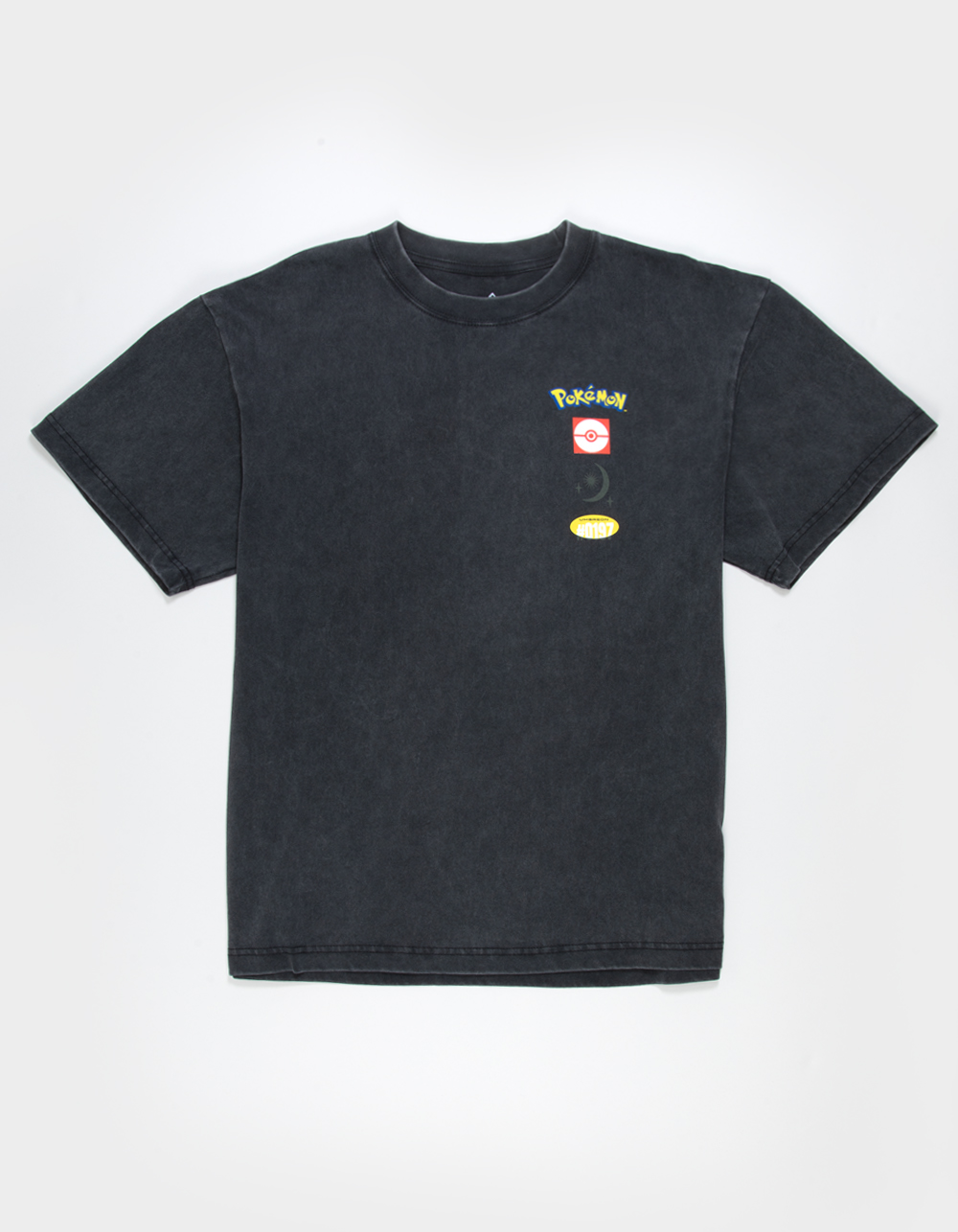 POKEMON Umbreon Mens Boxy Tee - WASHED BLACK