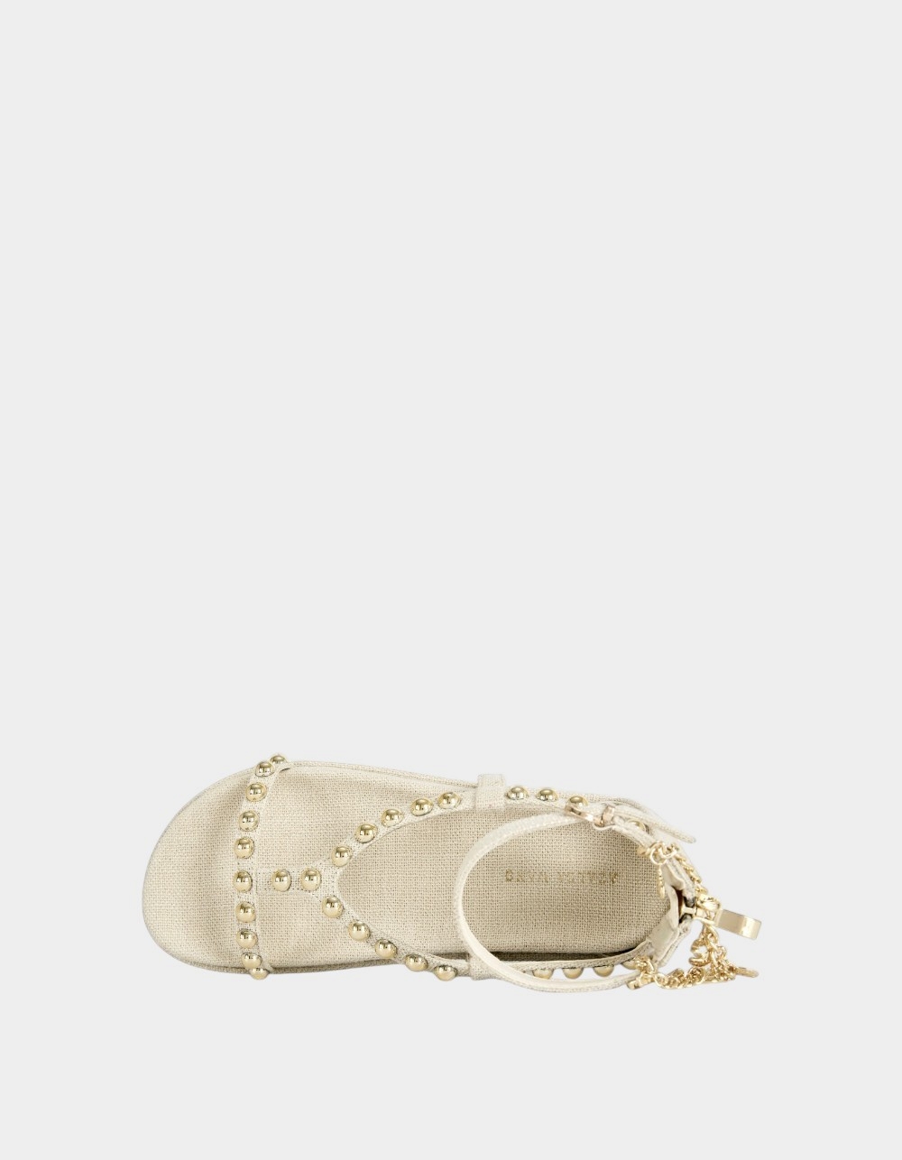 AZALEA WANG Nautyca Studded Womens Sandals - NATURAL