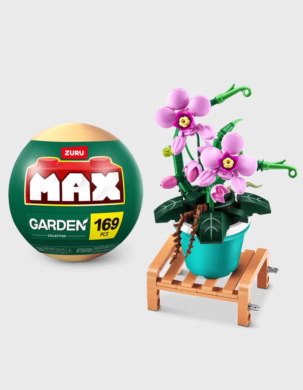 ZURU MAX Garden Potted Plants Assorted Building Blocks - ASST