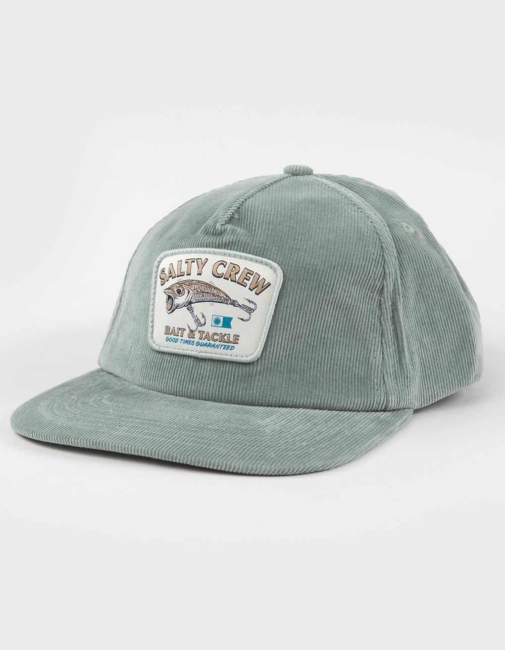 SALTY CREW Snag It 5 Panel Strapback Hat - LT GREEN