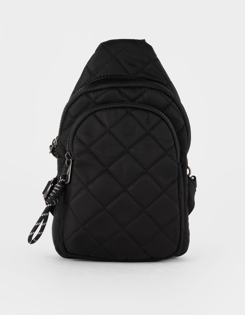Quilted Sling Backpack - BLACK | Tillys