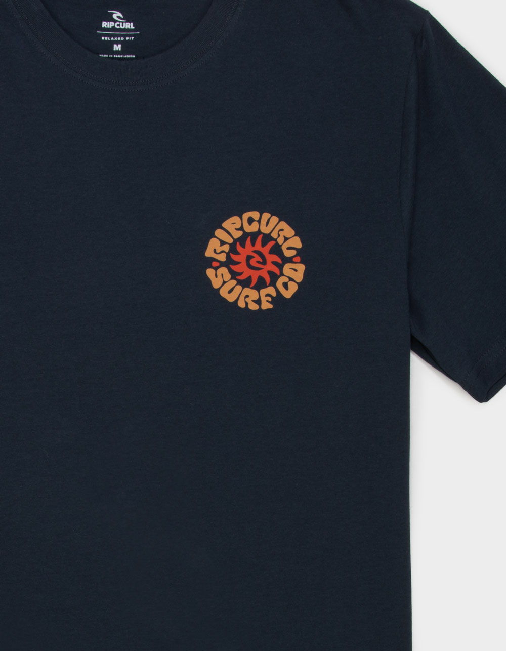 RIP CURL Pacific Rinse Circle Mens Relaxed Tee  - NAVY