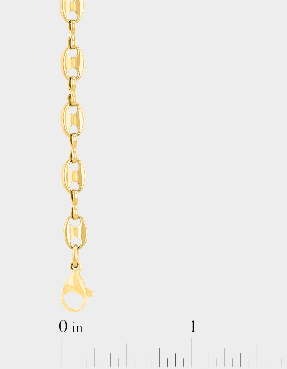 STEEL NATION Stainless Steel With Yellow IP 5.5MM Mariner Link Chain - GOLD