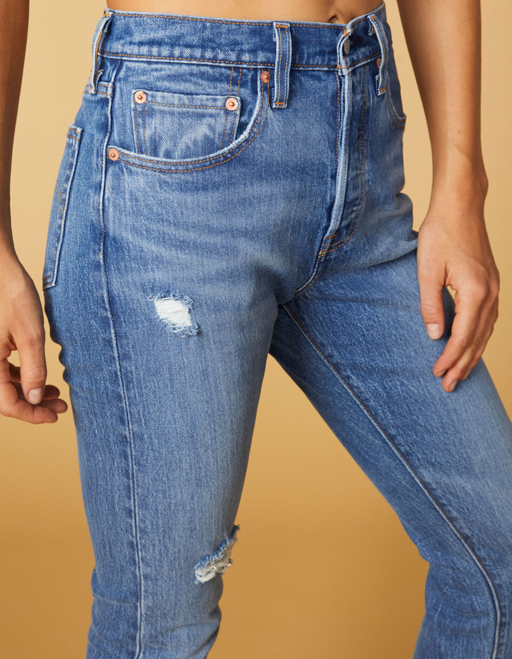 LEVI'S 501 Womens Skinny Jeans - DARK WASH | Tillys