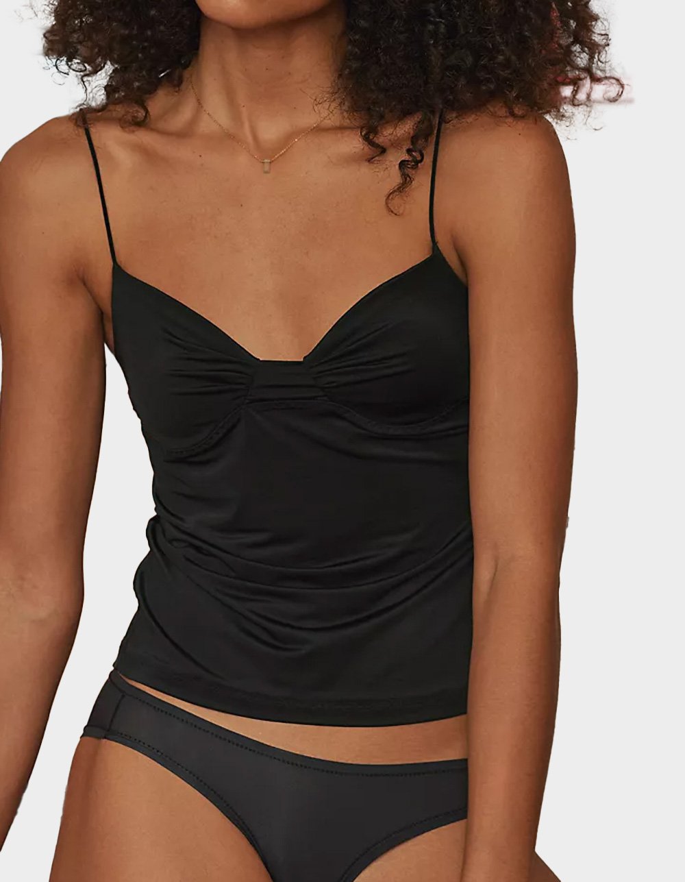 FREE PEOPLE My Way Womens Triangle Cami - BLACK