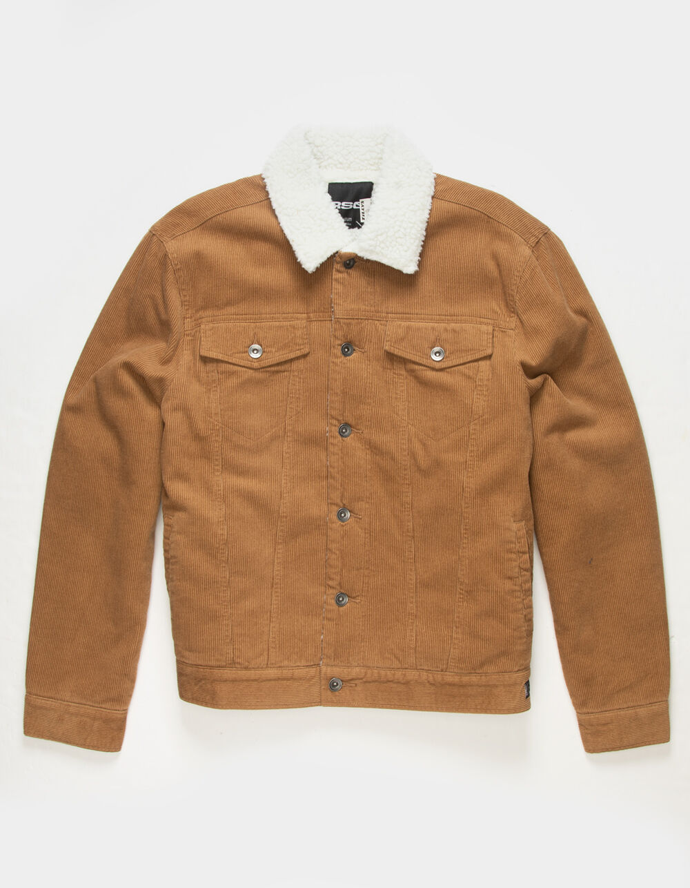 RSQ Mens Sherpa Lined Corduroy Jacket TAN Tillys