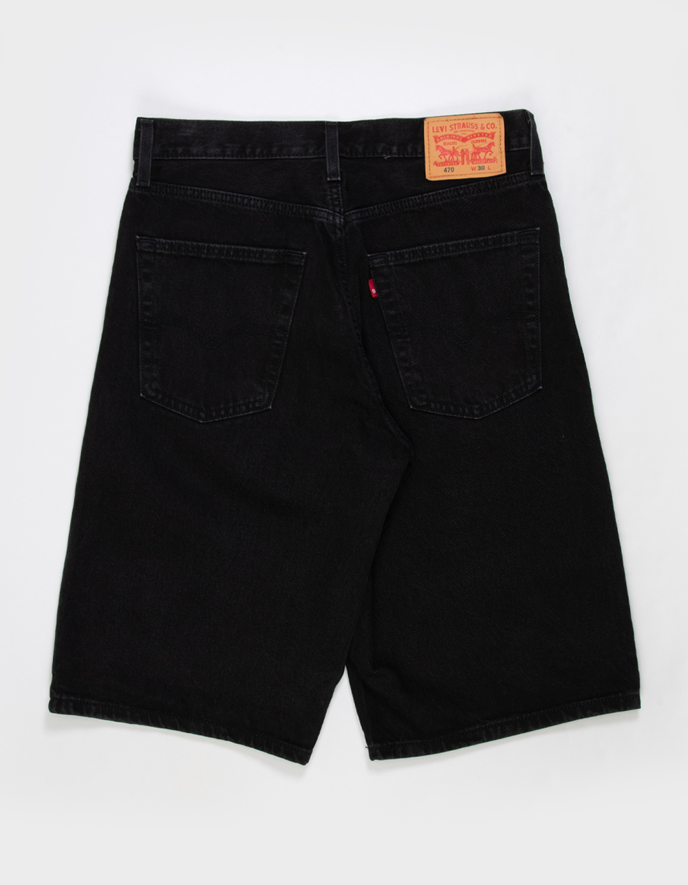 LEVI'S 470 Mens Baggy Shorts - Just Tonight BLACK