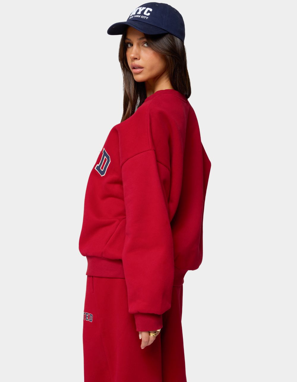 Edikted Major Sweatshirt - RED
