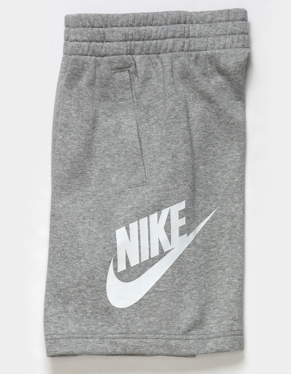NIKE Sportswear Club Fleece Boys French Terry Shorts - HEATHER GRAY
