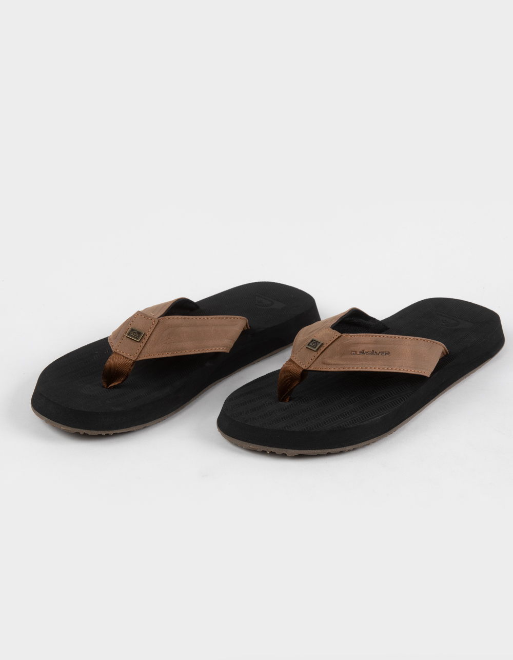 QUIKSILVER Tiger Paw Mens Flip Flops - TAN