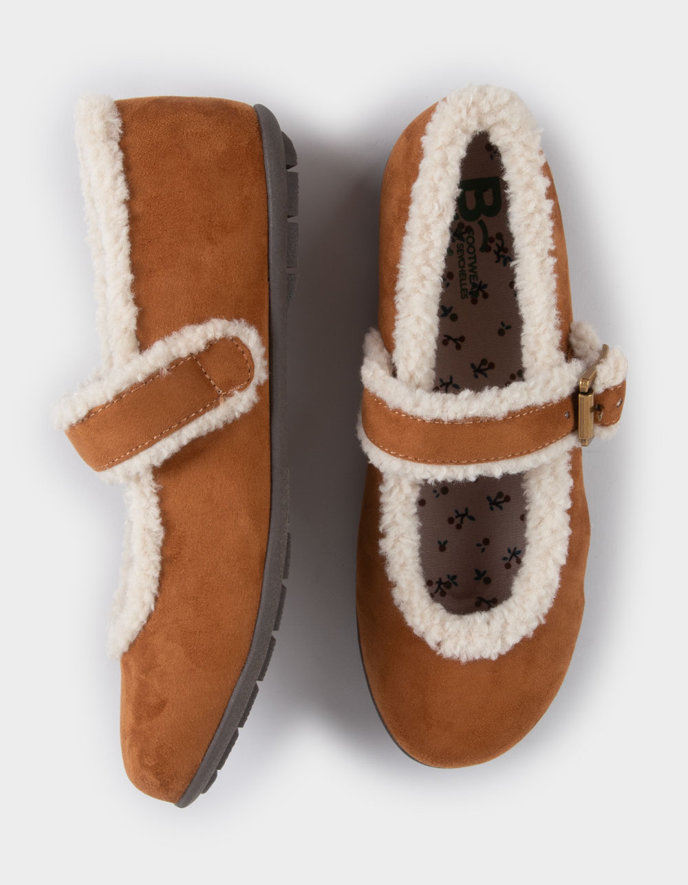BC FOOTWEAR by Seychelles Adorable Womens Mary Jane Flats - BROWN
