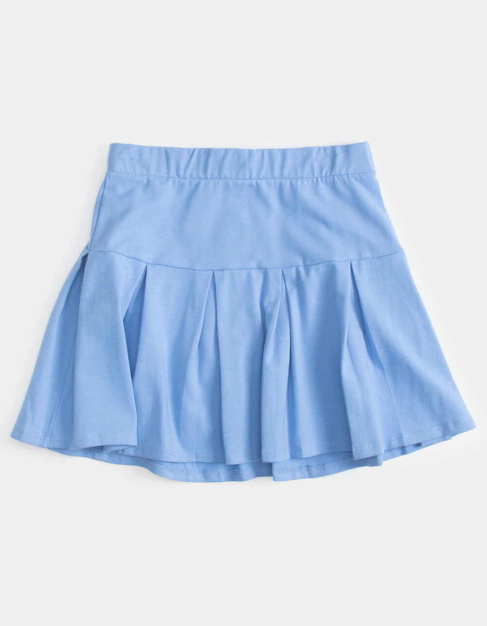 FULL TILT Solid Drop Pleat Girls Blue Tennis Skirt - BLUE | Tillys