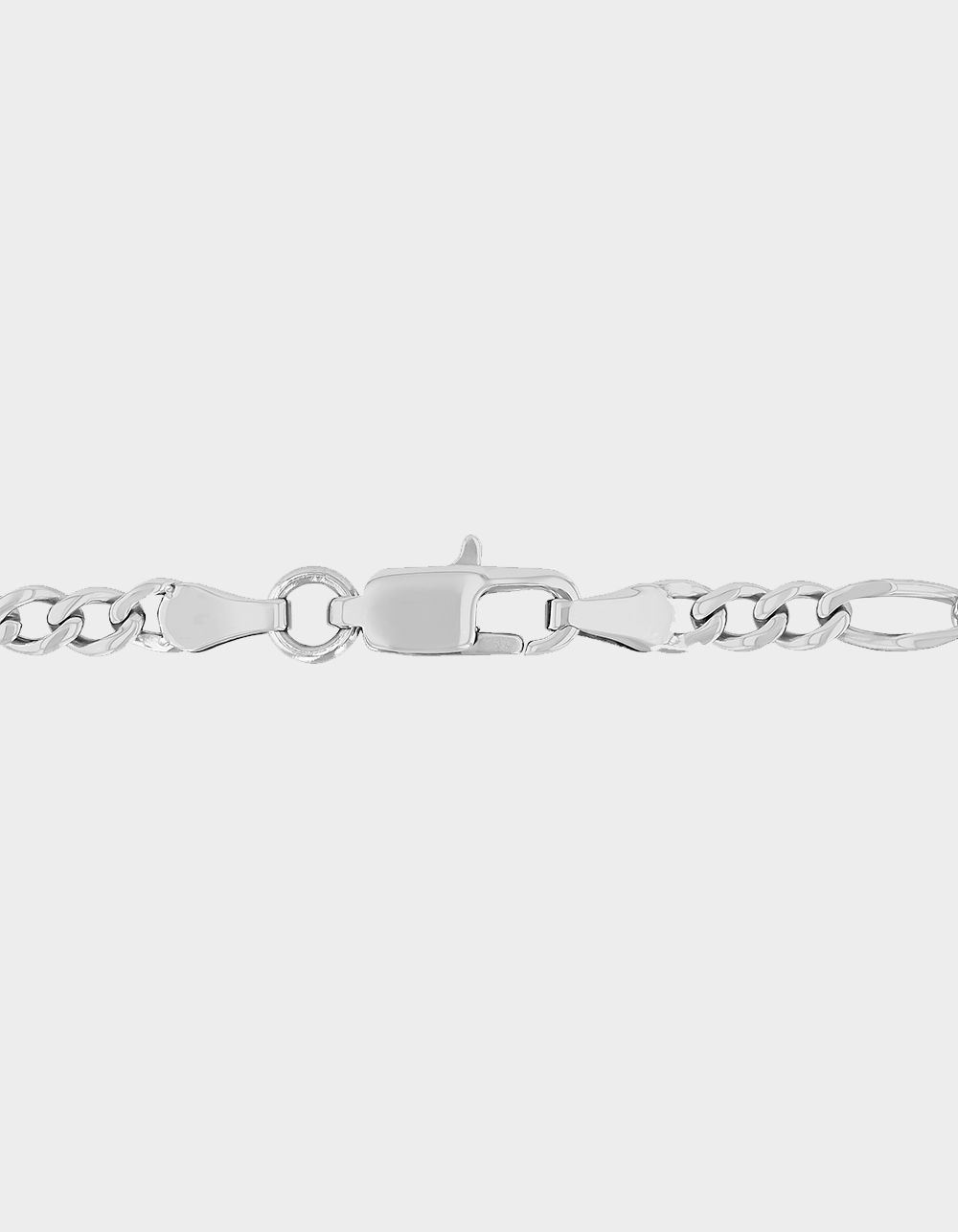 STEEL NATION Stainless Steel 3.5MM Figaro Chain - STAINLESS