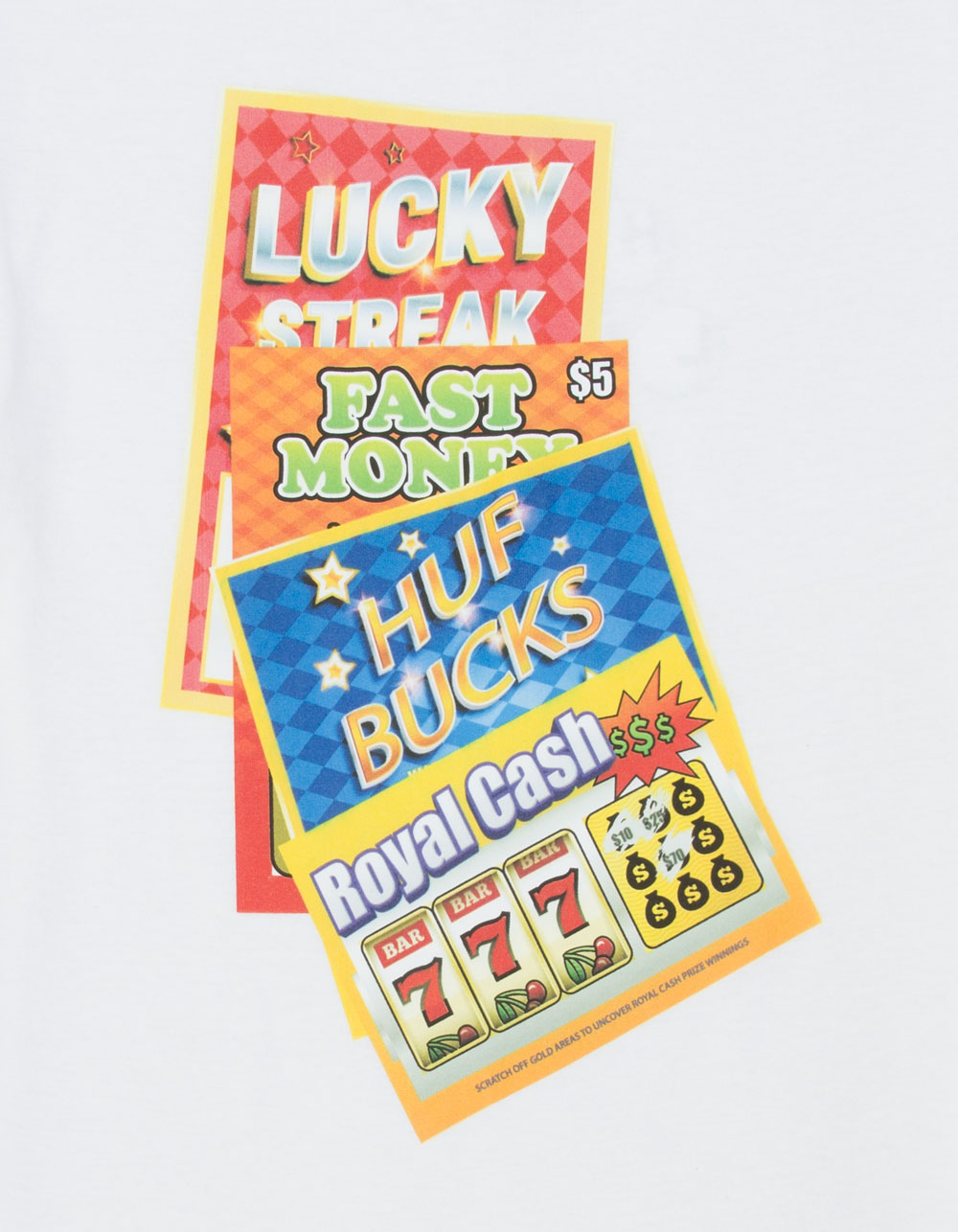 HUF Lucky Mens Tee - WHITE