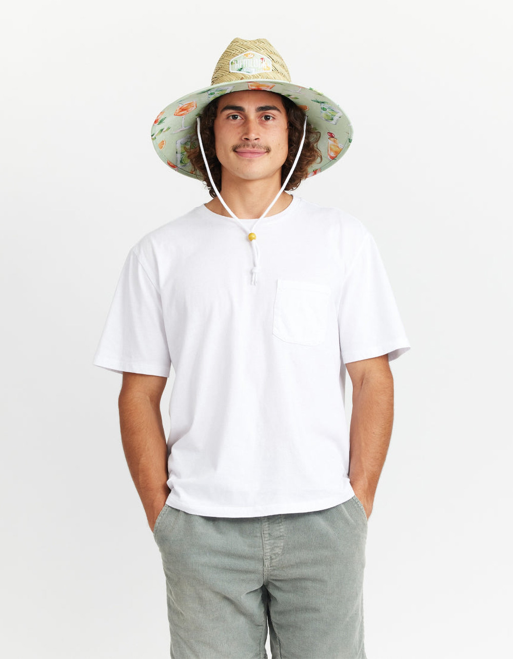 HEMLOCK HAT CO. Vic Straw Lifeguard Hat MULTI Tillys