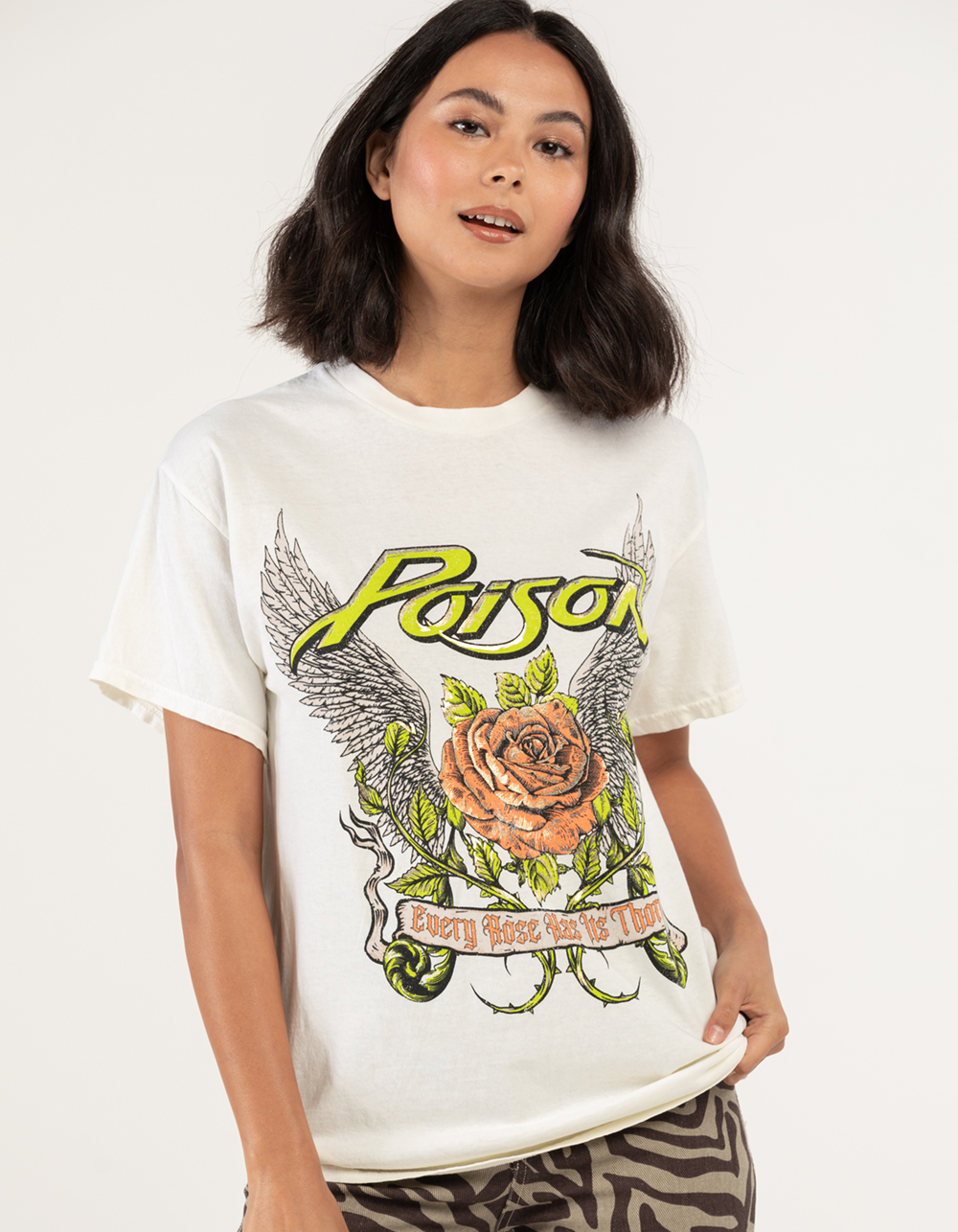 GOODIE TWO SLEEVES Poison Womens Oversized Tee - OFF WHITE | Tillys
