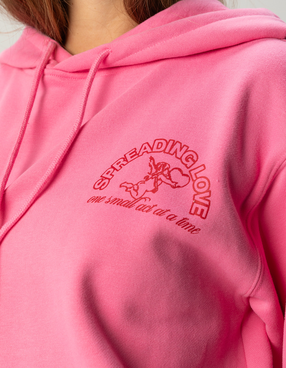 THE MAYFAIR GROUP Be Kind Classic Womens Hoodie - PINK