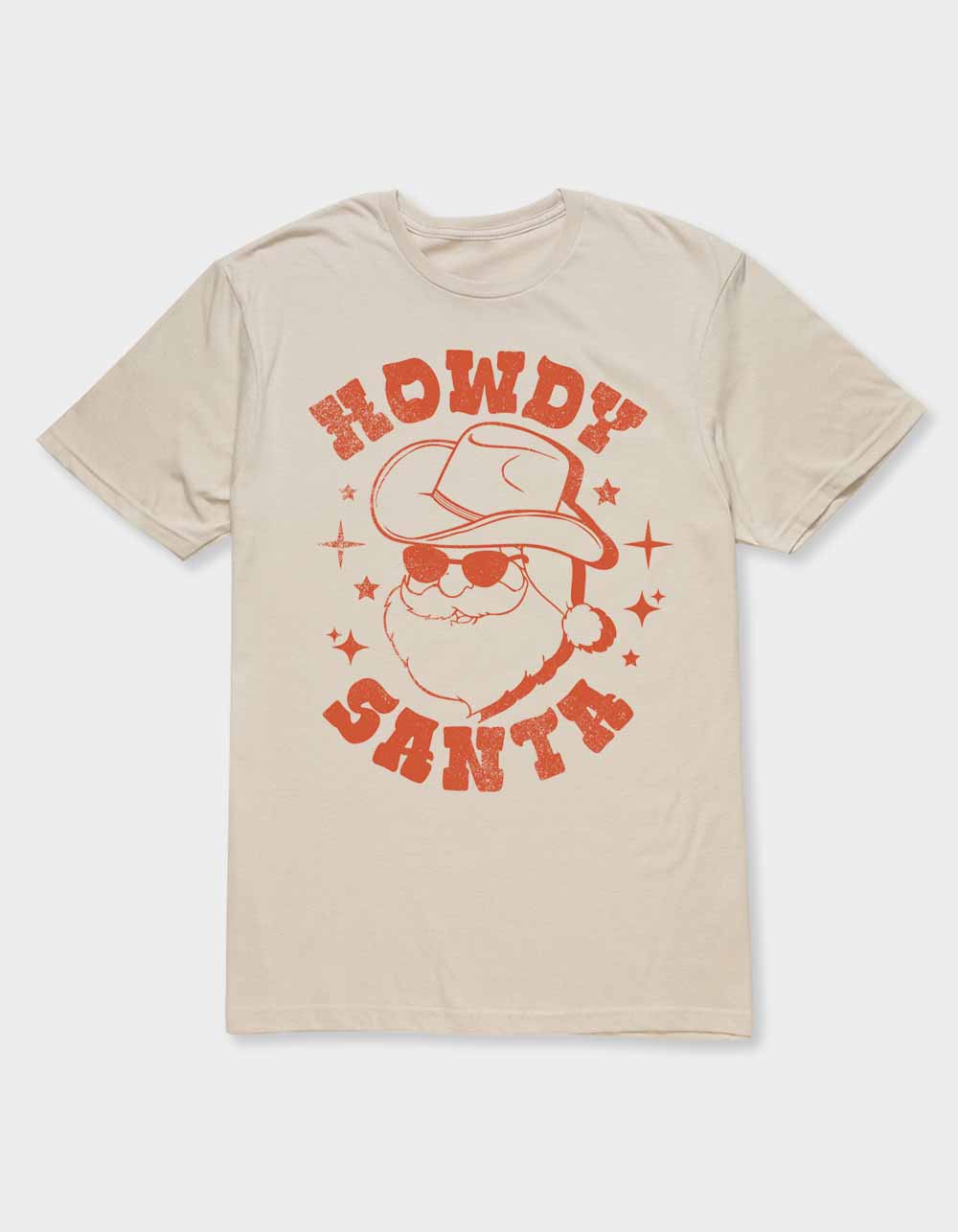 Santa Howdy Unisex Tee - SAND