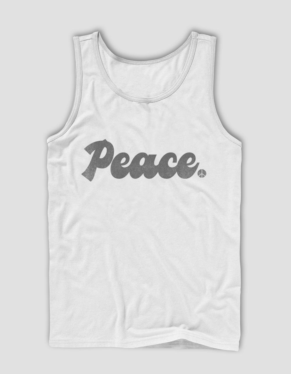 PEACE Text Logo Unisex Tank Top