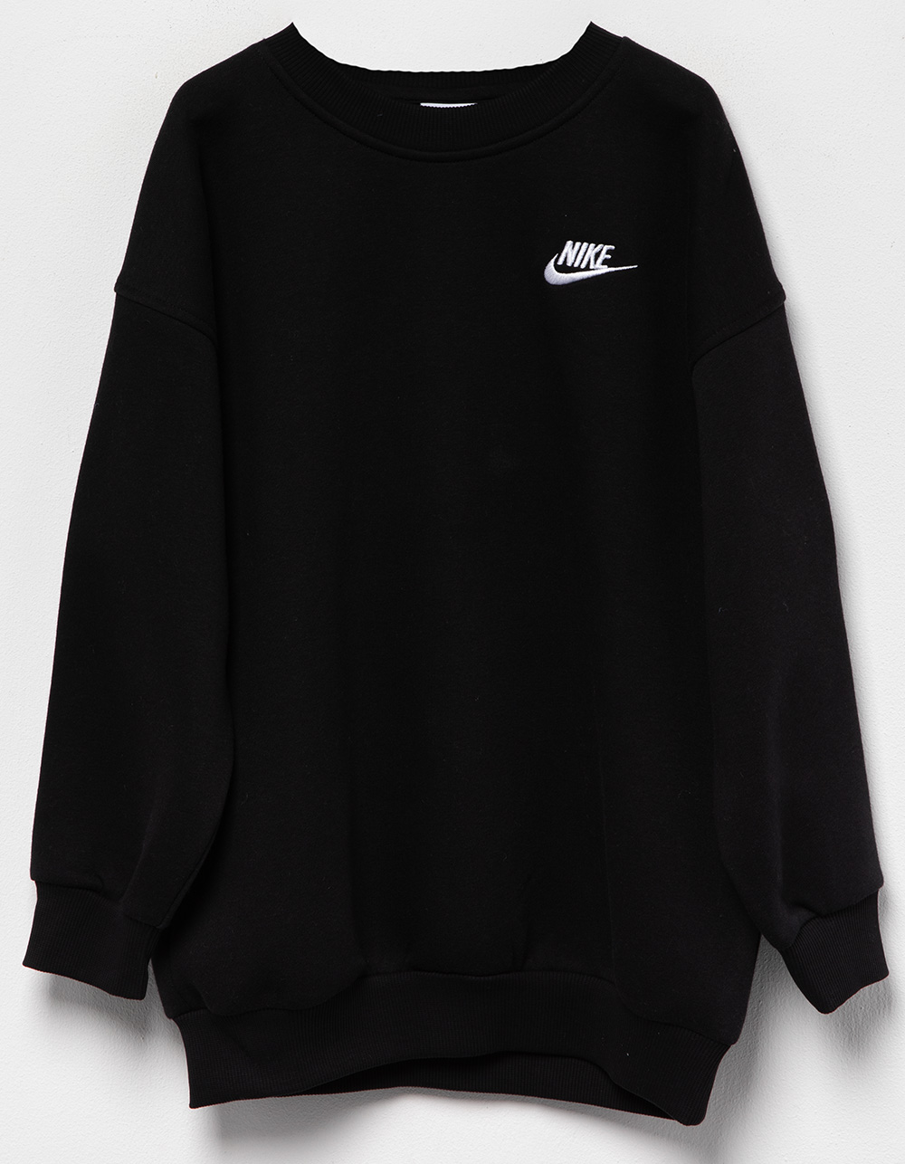 NIKE Sportswear Club Fleece Girls Sweatshirt - BLACK | Tillys