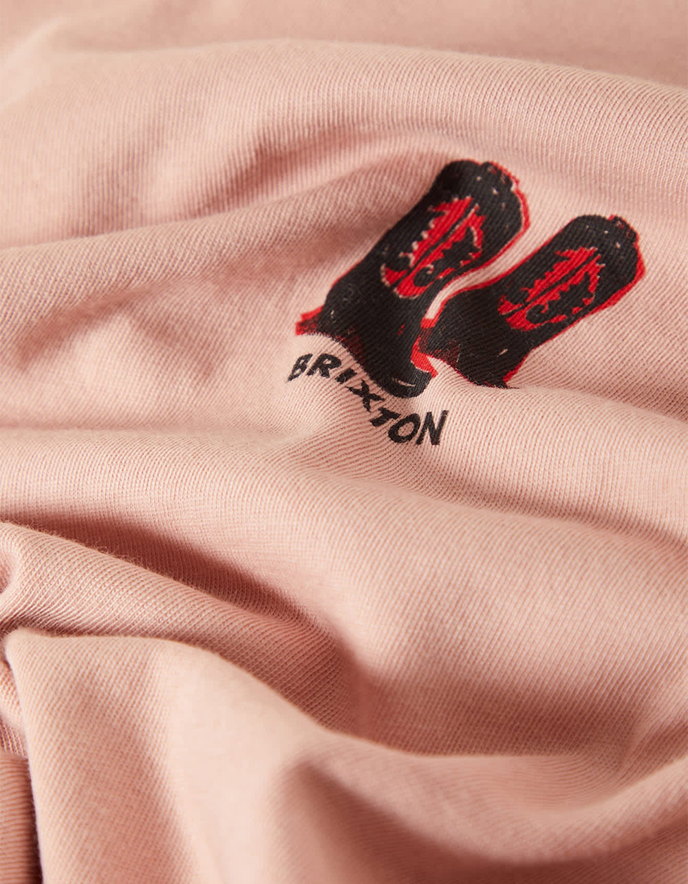 BRIXTON Two Boots Womens Slim Tee - PINK