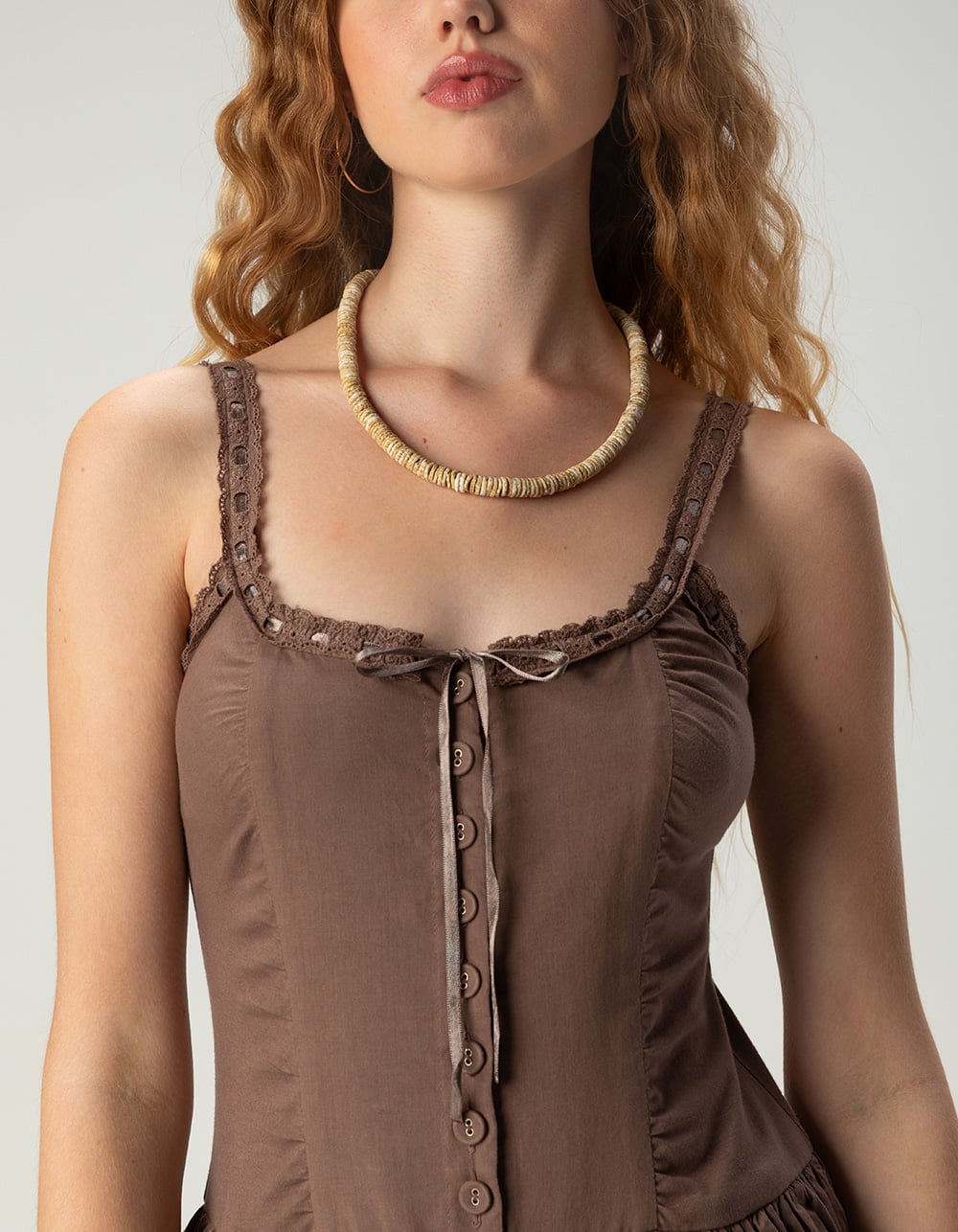 WEST OF MELROSE Womens Drop Waist Mini Dress - BROWN