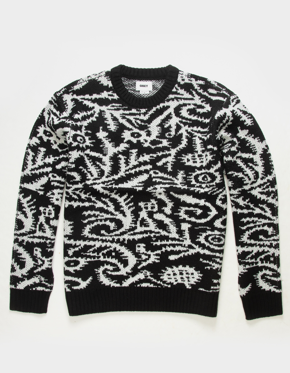 OBEY Magnolia Mens Sweater - BLACK | Tillys