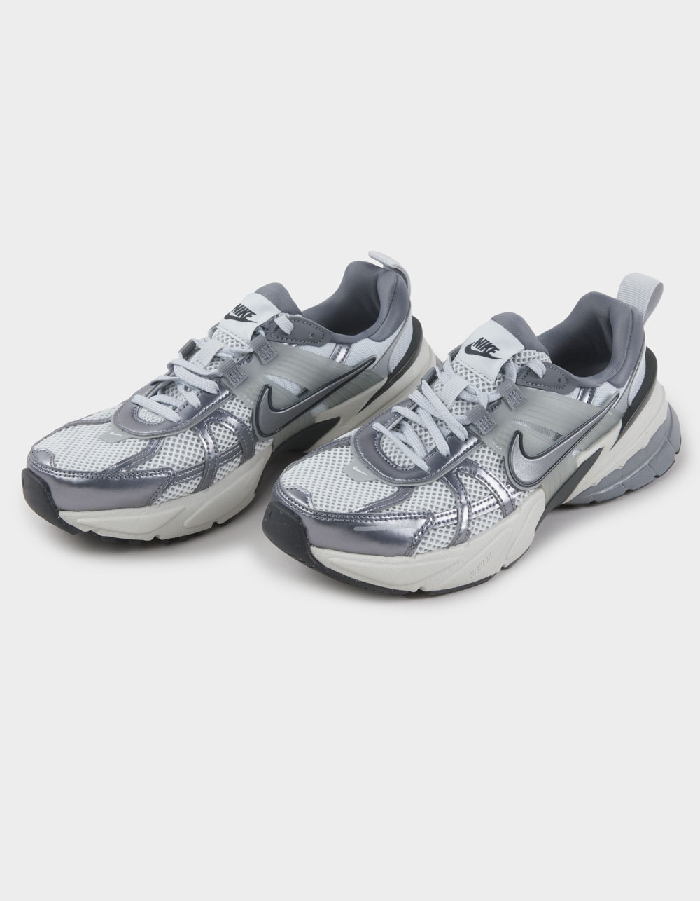 NIKE V2K Womens Running Shoes - WHT/SILVER