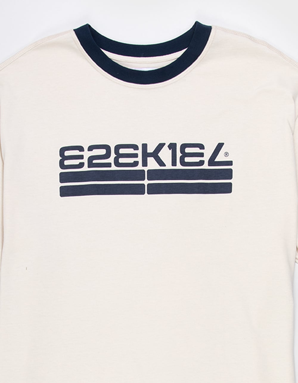 EZEKIEL Muska Mens Ringer Tee - Cream Combo