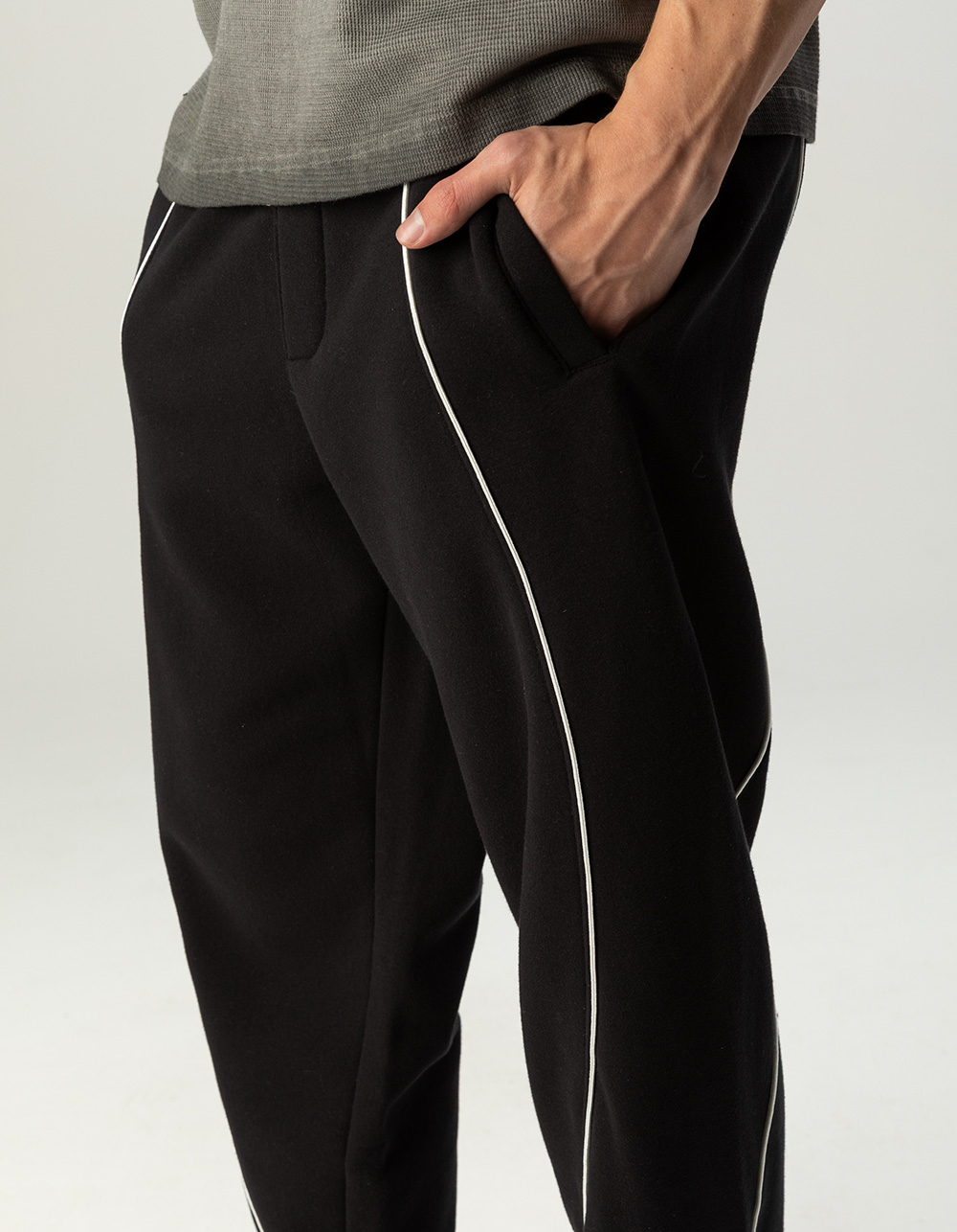 RSQ Mens Loose Sweatpants - BLACK