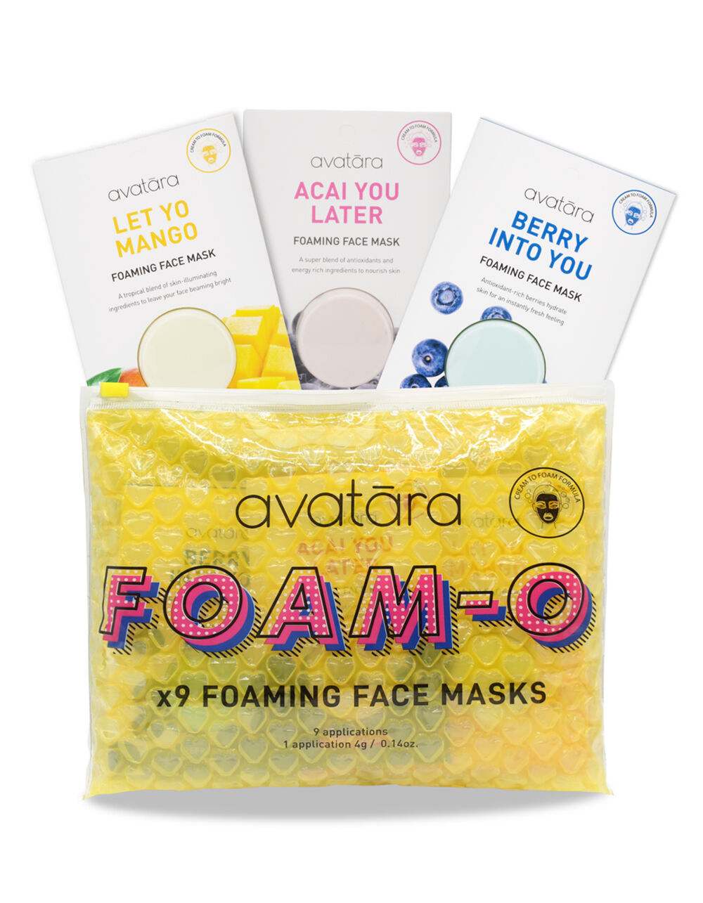 AVATARA Let's Face It 9 Pack Face Mask Set MULTI Tillys