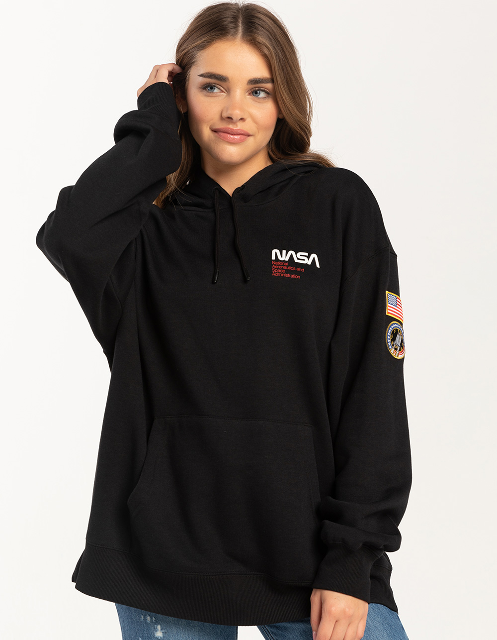 TENTREE Shuttle Patch Womens Oversized Hoodie